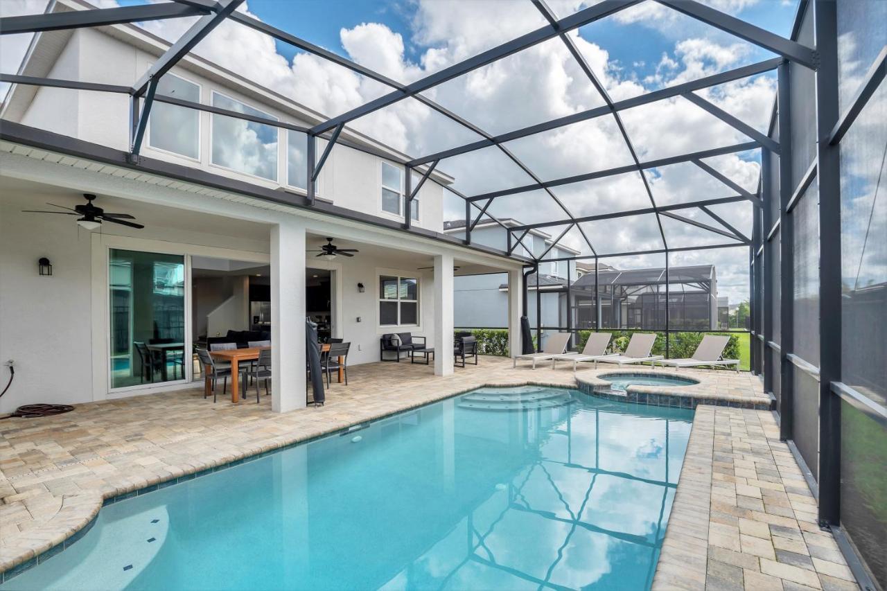 Modern Villa Wprivate Pool&Spa, Free Water Park Orlando Eksteriør billede